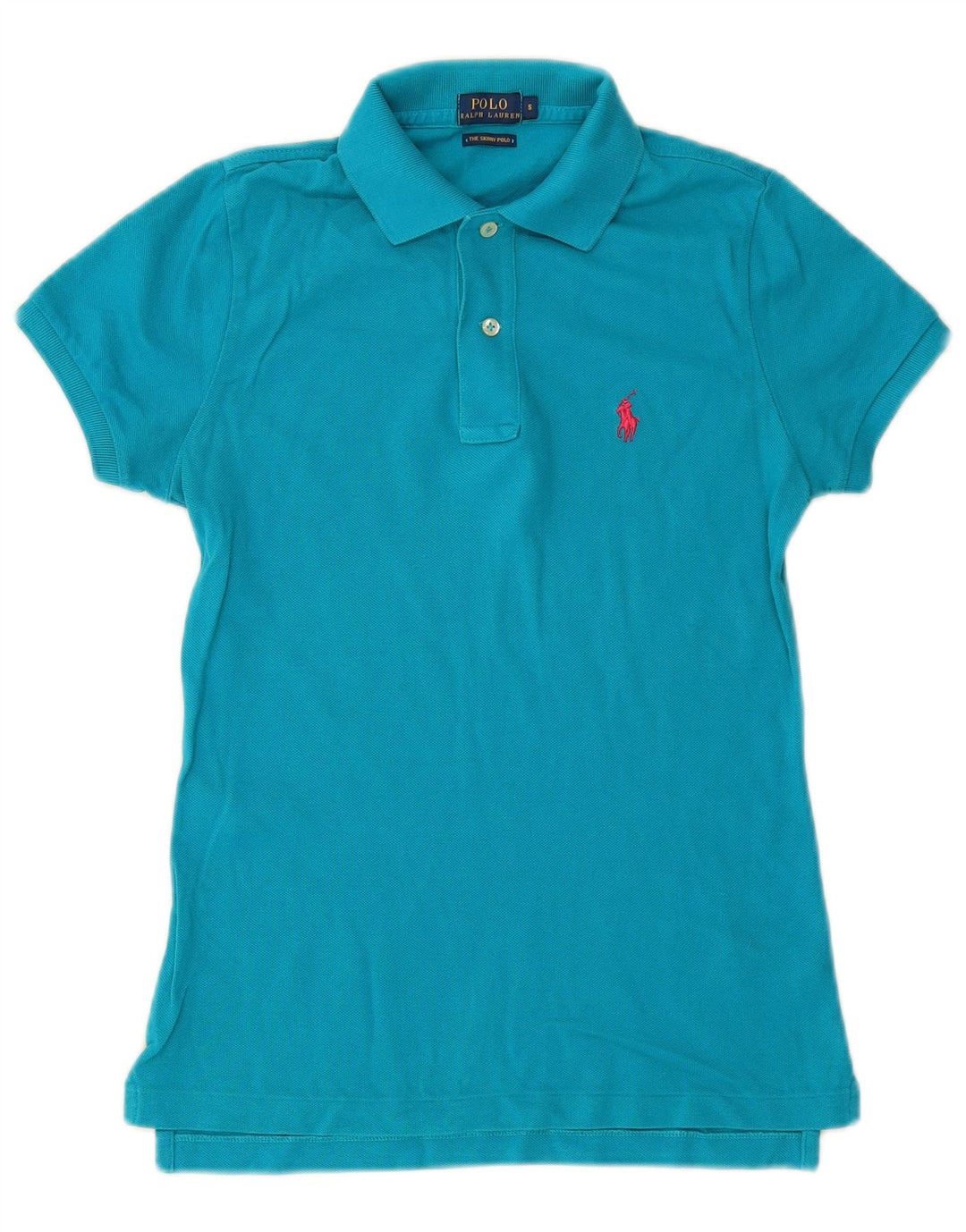 POLO RALPH LAUREN Masculino The Skinny Polo Skinny Polo Pequeno Algodão Azul