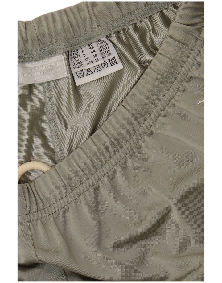 Calça de treino feminina Diadora UK 18 XL cinza poliéster