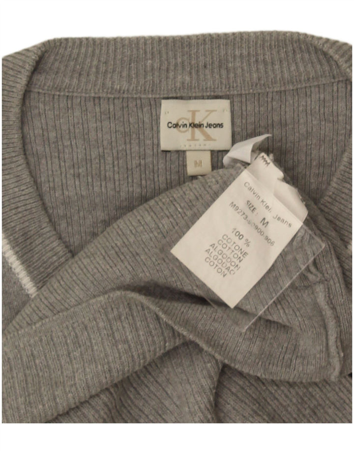 Calvin Klein Jeans Mens Colete Regata Médio Algodão Cinza