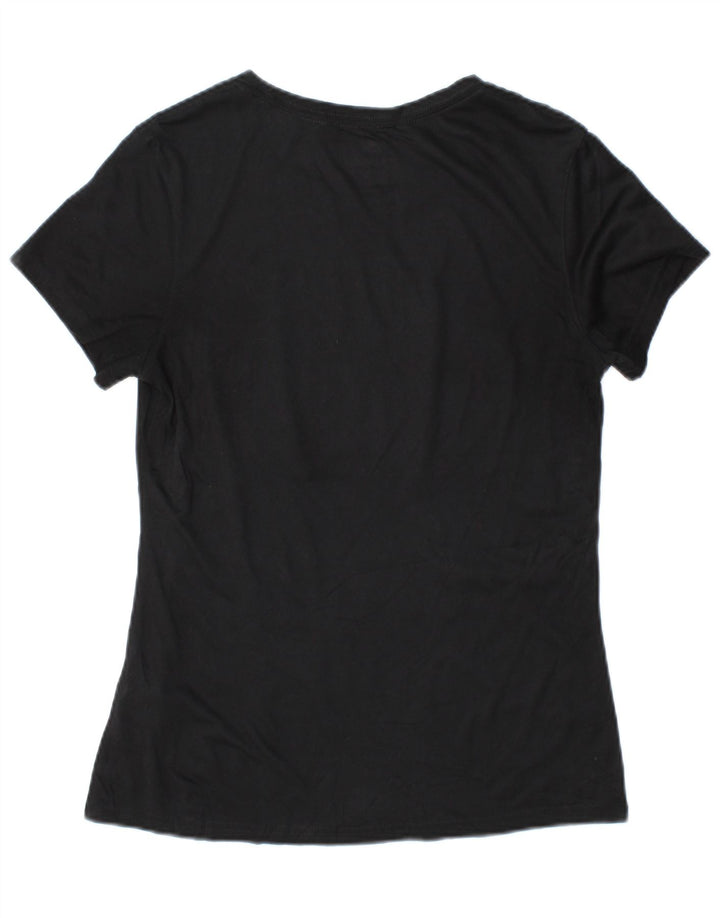 Camiseta feminina Nike Cats Volleyball Graphic Top UK 12 Médio Preto