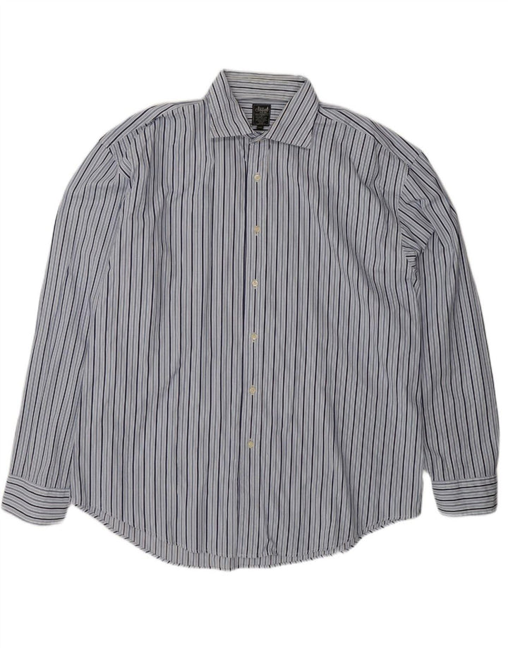 Camisa masculina BEST COMPANY 2XL listrada azul