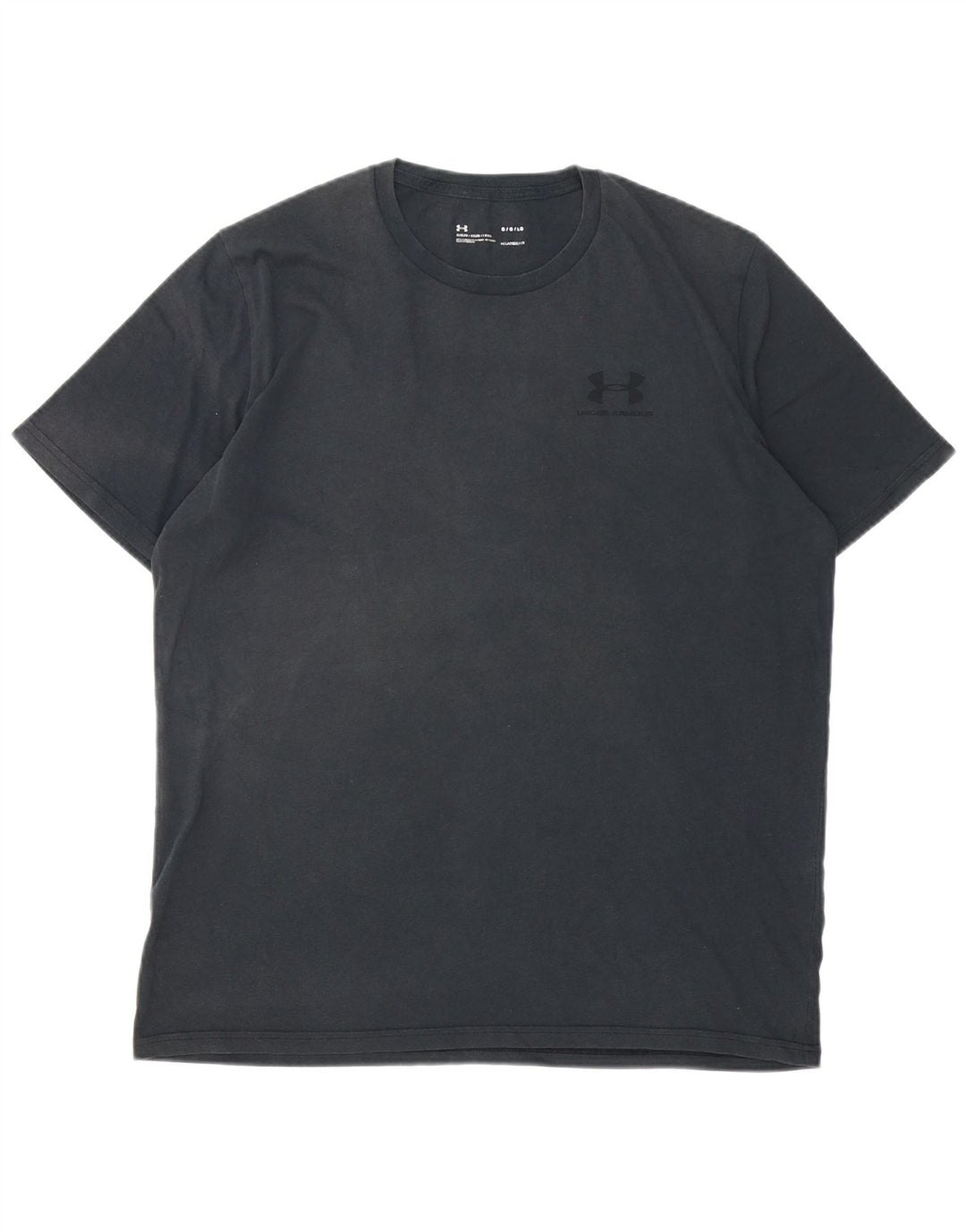 Camiseta masculina Under ARMOUR Heat Gear grande cinza
