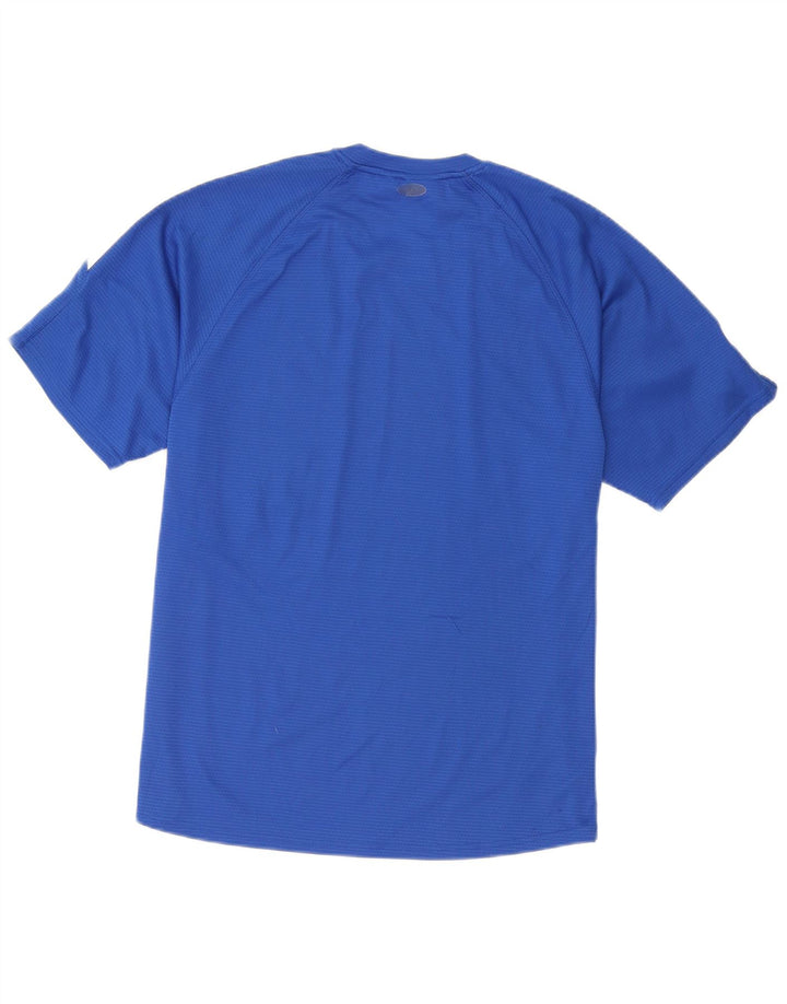 Camiseta masculina Adidas grande poliéster azul