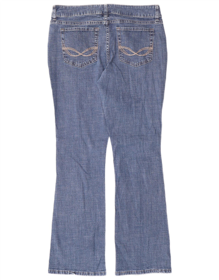 Lee Womens Riders Mid Rise Bootcut Jeans US 12 Grande W34 L30 Azul Algodão