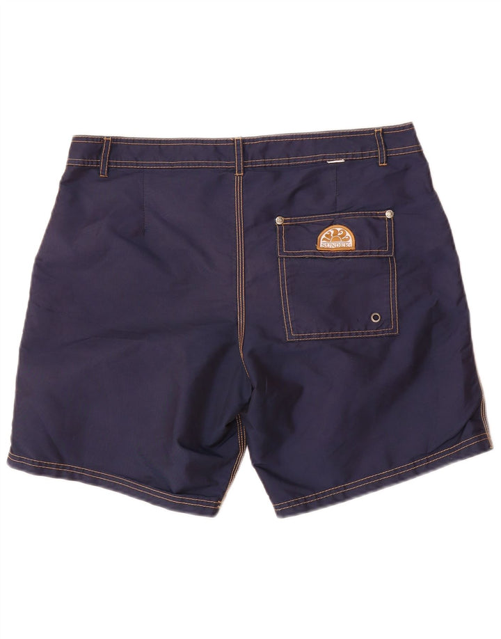 Shorts de natação masculino Sundek médio azul marinho poliéster