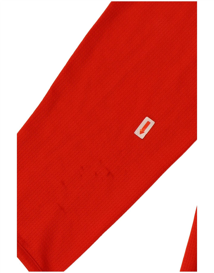 Puma Masculino Top Manga Longa Médio Vermelho Colorblock