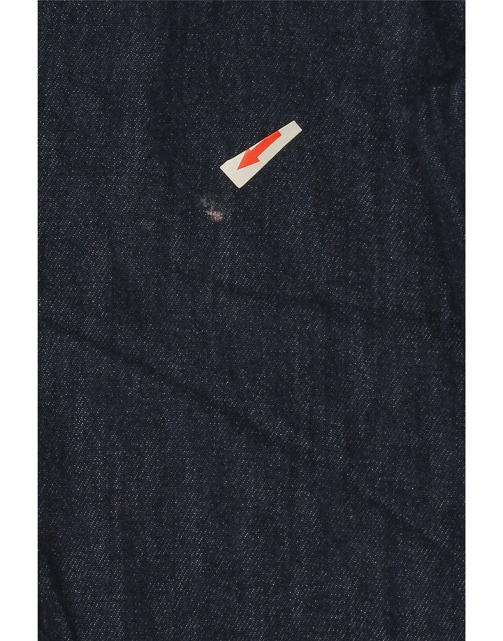 Calça jeans feminina Zara Bootcut XS W24 L26 azul marinho