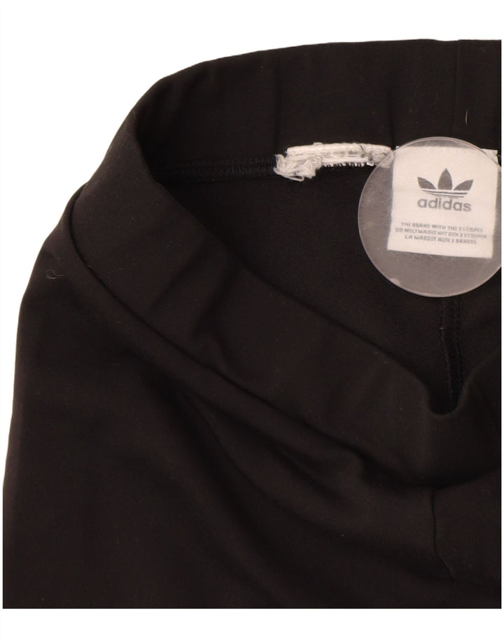 Leggings Adidas Femininas UK 8 Pequenas Pretas