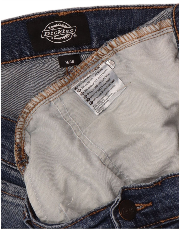 Shorts jeans masculino Dickies W36 grande algodão azul