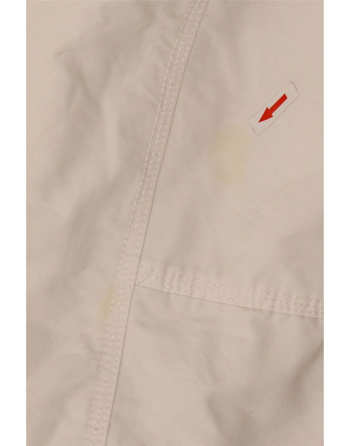 Jaqueta bomber masculina Camp David UK 46 3XL algodão branco