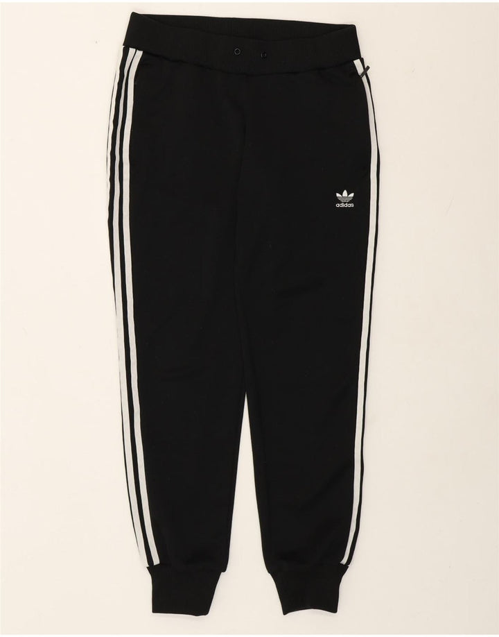 Calça de treino feminina Adidas Joggers UK 12 poliéster preto médio