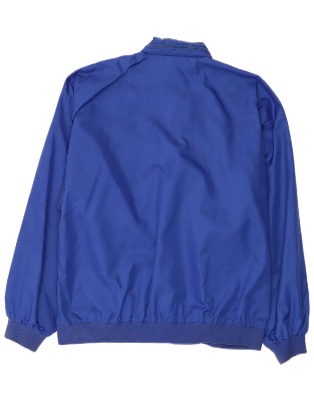 Jaqueta Bomber Masculina Vintage com Capuz Reino Unido 38 Médio Azul Nylon