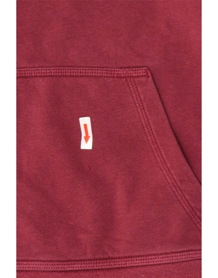 Jumper com capuz gráfico Nike Boys 10-11 anos médio marrom algodão