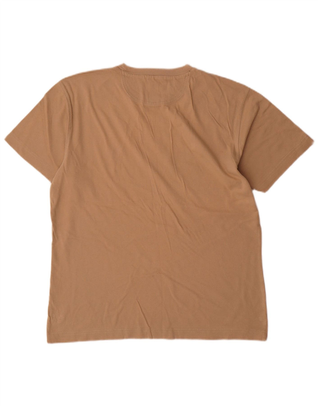 Camiseta masculina CHAMPION Top de algodão bege médio