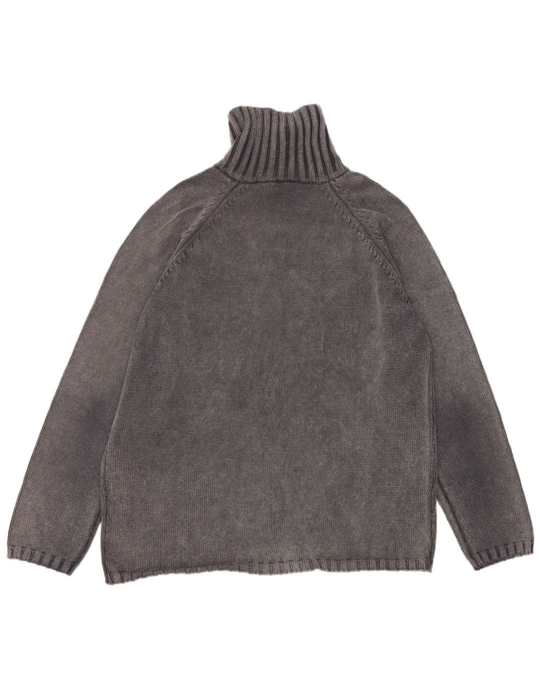 Suéter cardigã masculino Zara grande algodão cinza