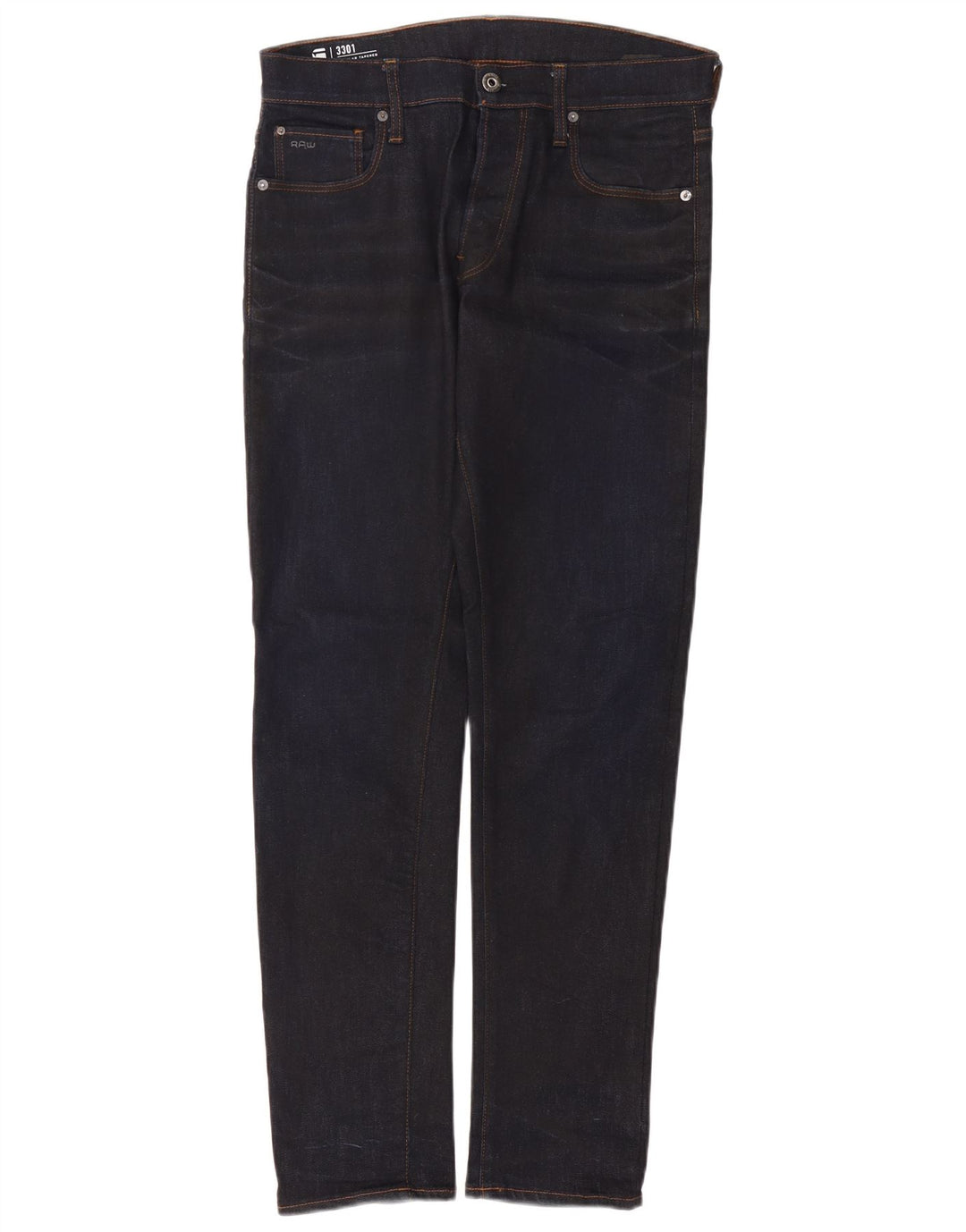 G-Star Mens Slim Jeans W31 L32 Azul Marinho Algodão