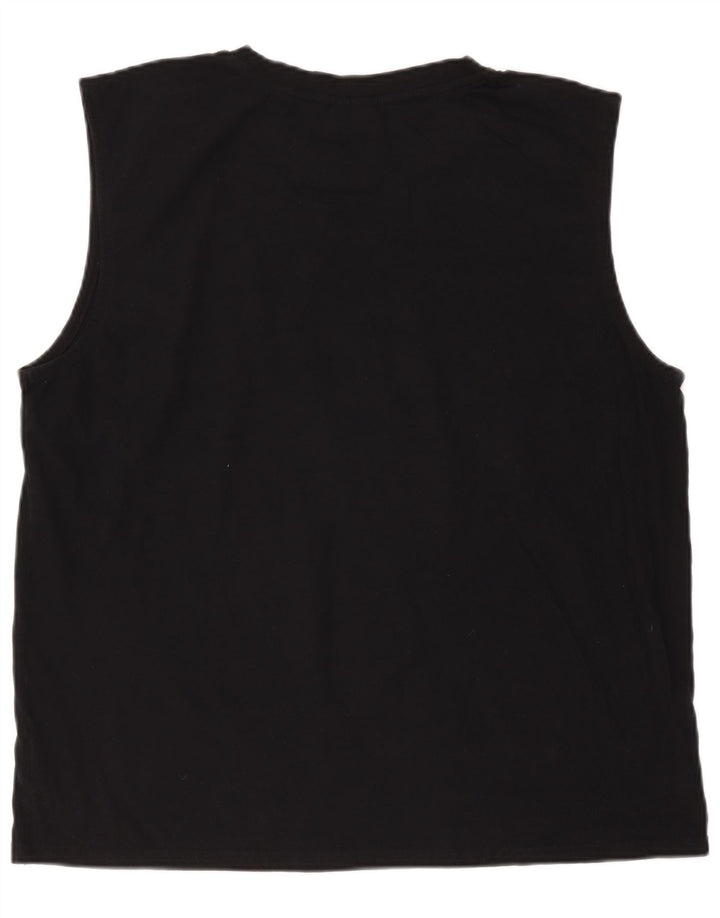 Fila Colete Masculino Top 2XL Algodão Preto