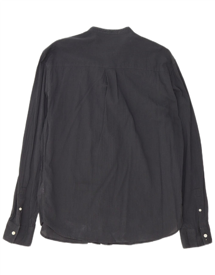 Camisa masculina ZARA grande algodão preto