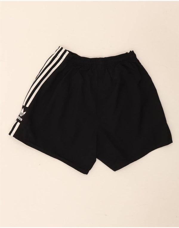 Adidas Womens Sport Shorts UK 10 Pequeno Preto Nylon