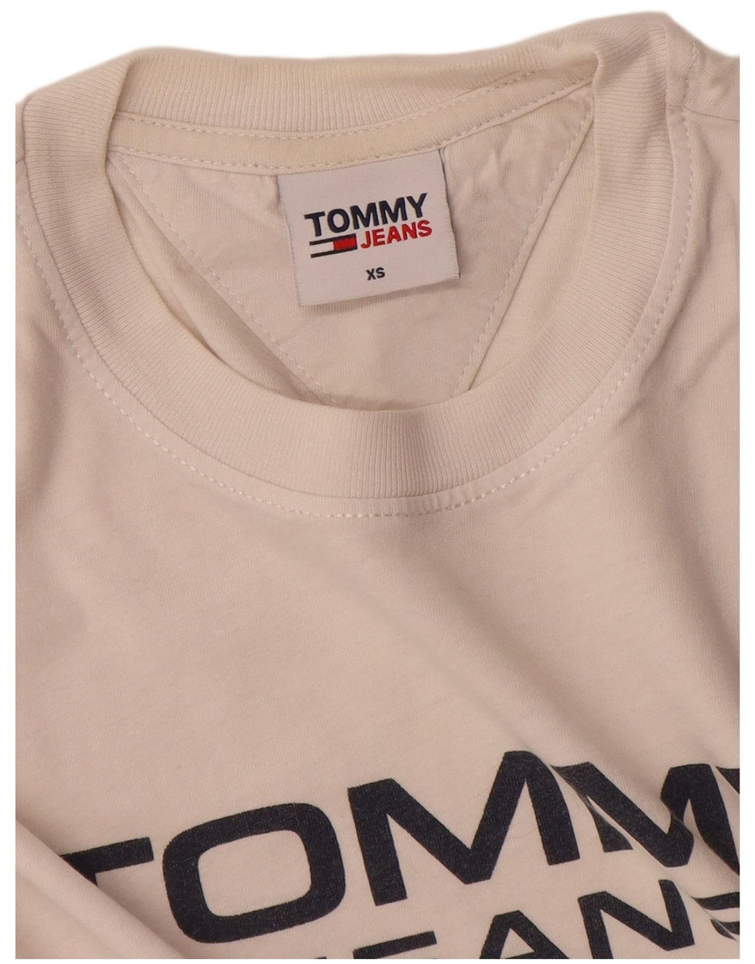 Tommy Hilfiger Camiseta masculina gráfica Top XS Branco