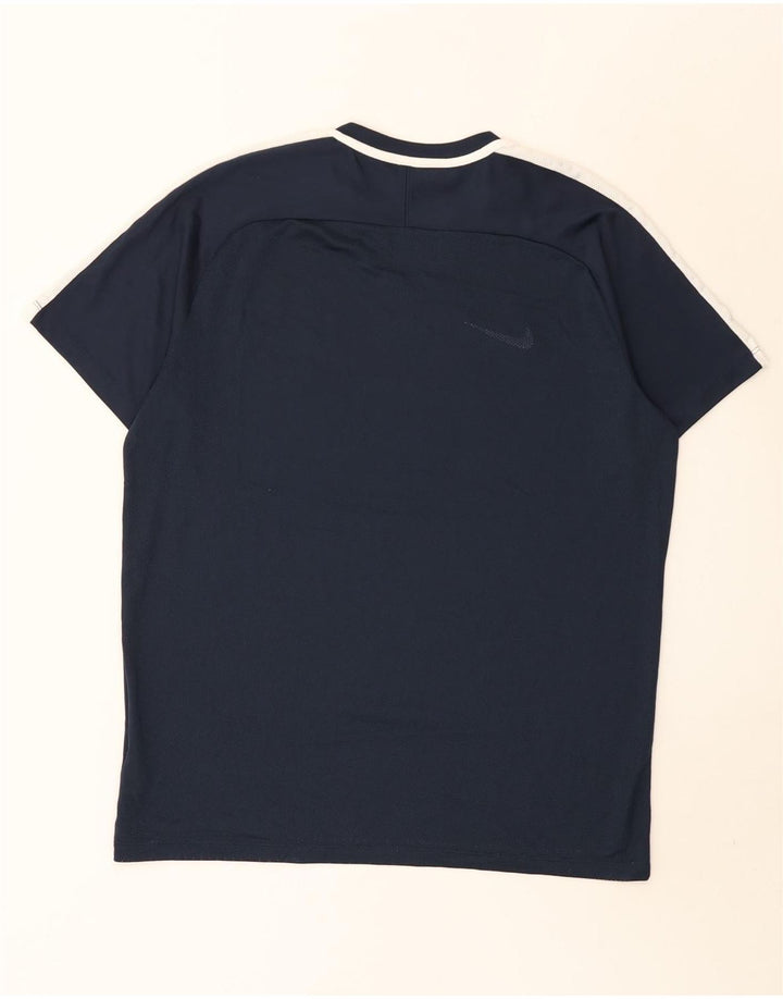 Camiseta Nike Masculina Dri Fit Top XL Azul Marinho Colourblock Poliéster