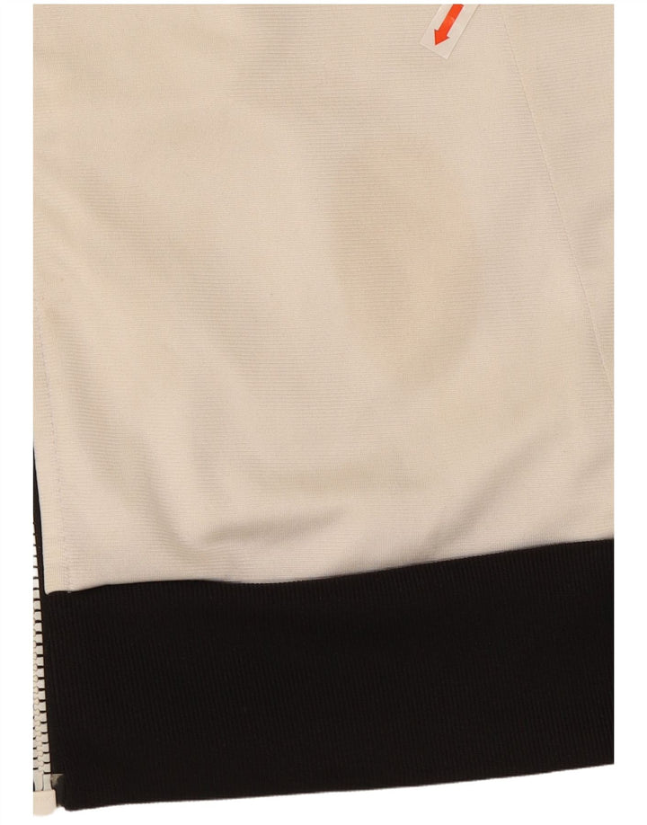 Adidas Mens Tracksuit Top Jacket UK 46/48 XL Branco Poliéster