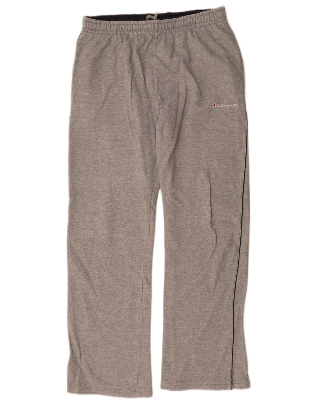 Calça de treino masculina Champion XL cinza manchado de algodão