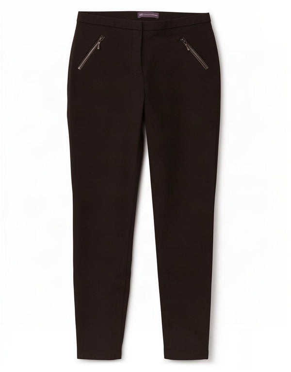 Calça feminina casual skinny Marks & Spencer W28 L27 preta