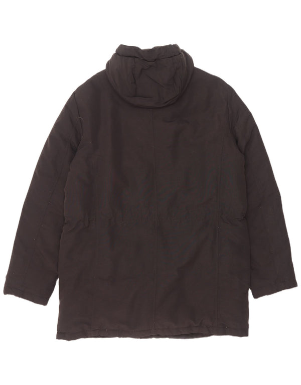Casaco acolchoado com capuz Geox Masculino Respira UK 44 2XL poliamida preta