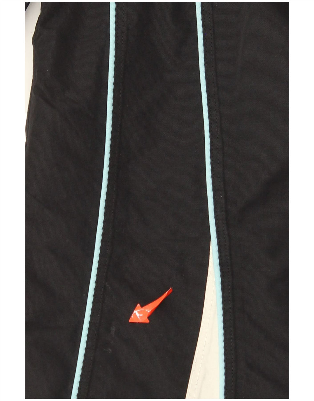 Jaqueta corta-vento feminina West Scout Reino Unido 16 grande bloco colorido preto de nylon