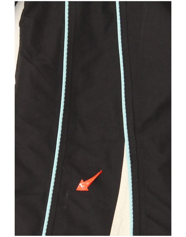 Jaqueta corta-vento feminina West Scout Reino Unido 16 grande bloco colorido preto de nylon