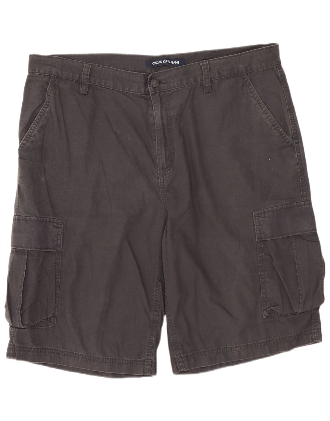 Shorts cargo masculino CALVIN KLEIN W34 grande algodão cinza