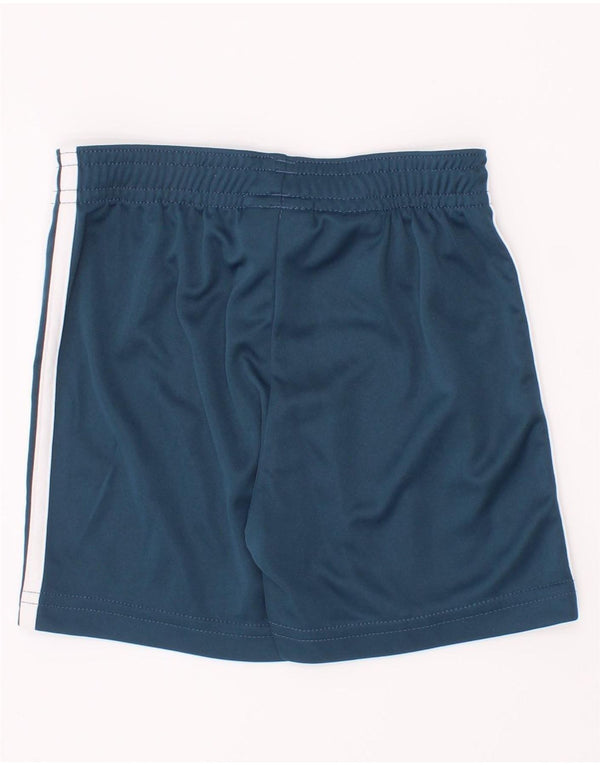 Shorts esportivos Adidas Munster Rugby para meninos de 6 a 9 meses azul poliéster