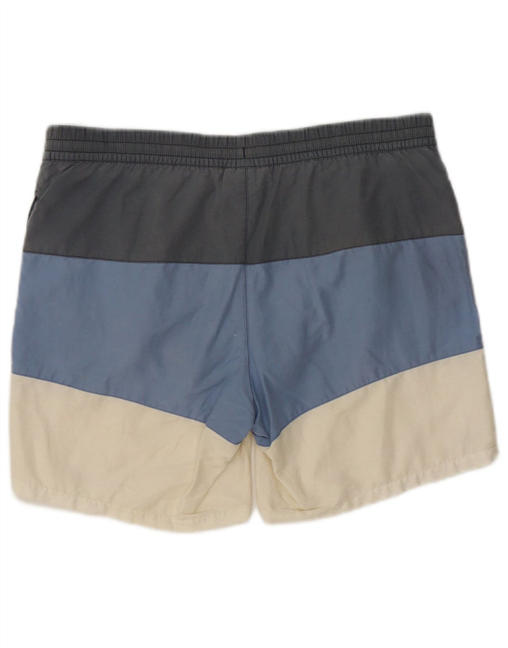 Shorts de natação masculino Lacoste médio colorido colorblock algodão