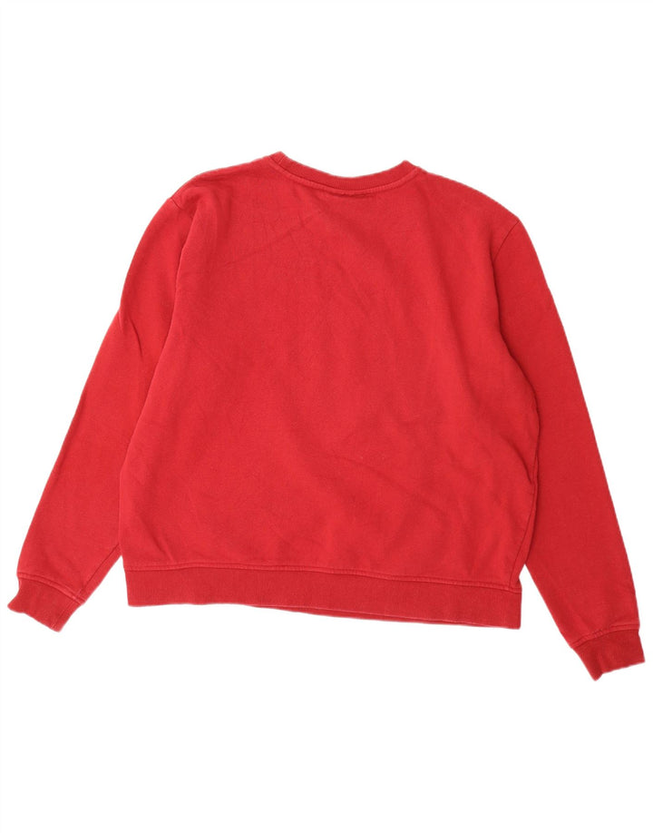FILA moletom feminino jumper UK 20 2XL algodão vermelho