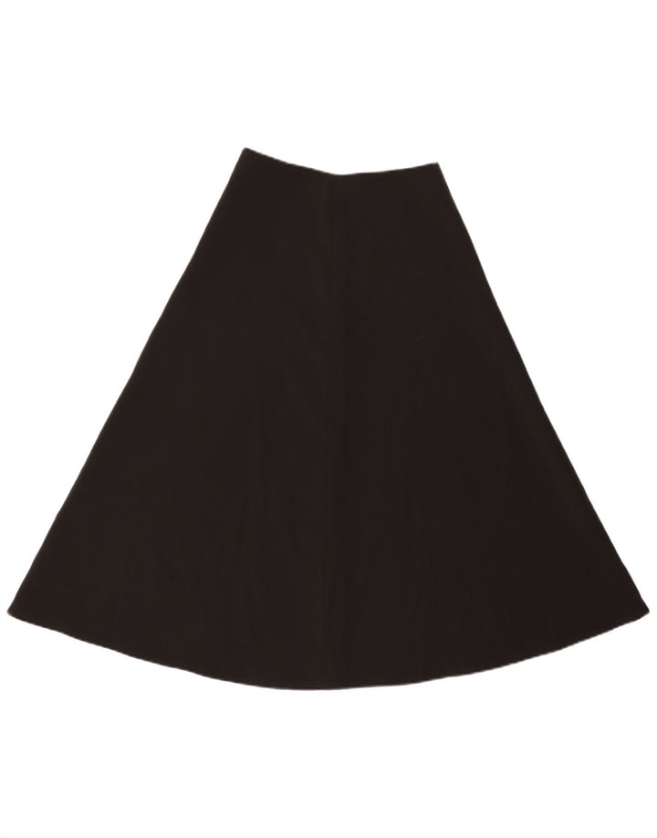 Saia feminina Benetton A-Line UK 6 XS W24 poliéster preto
