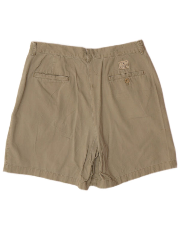 Shorts chino feminino RALPH LAUREN EUA 10 grande W32 algodão cáqui