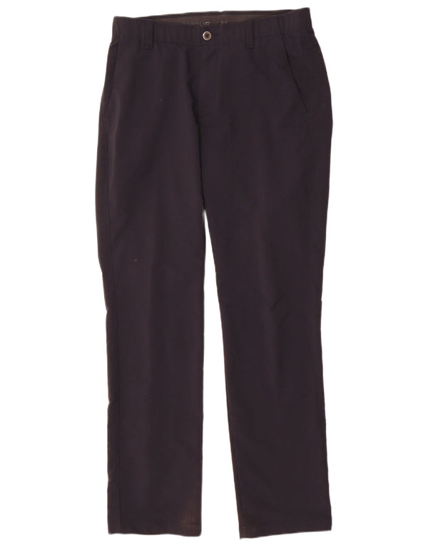 Calça Chino Masculina Under Armour Straight W32 L32 Azul Marinho Nylon