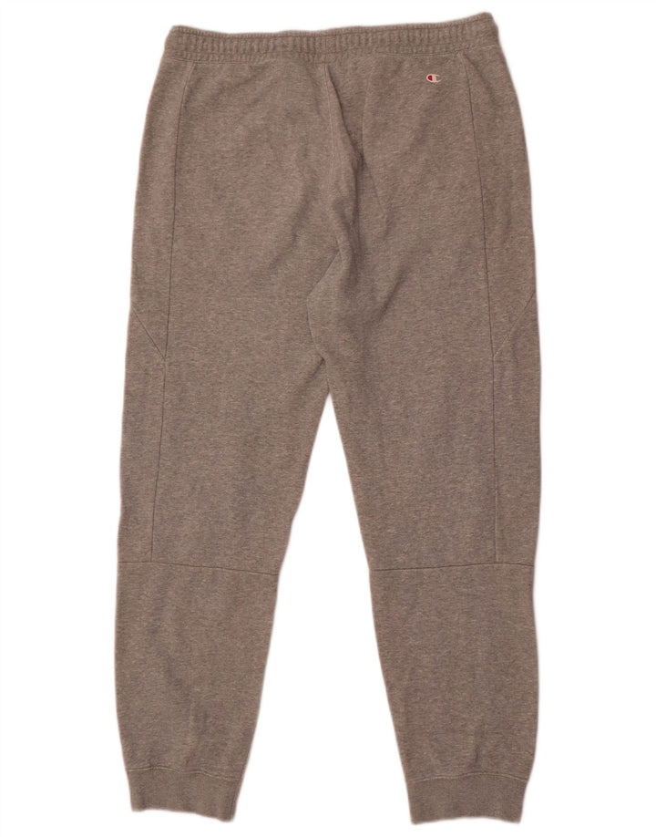 Calça de treino masculina Champion Joggers grande cinza manchado