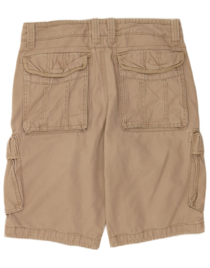 Shorts cargo masculino FAT FACE W32 algodão bege médio