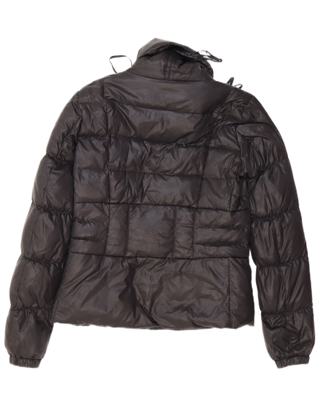 Jaqueta acolchoada feminina Guess UK 16 grande poliéster preto