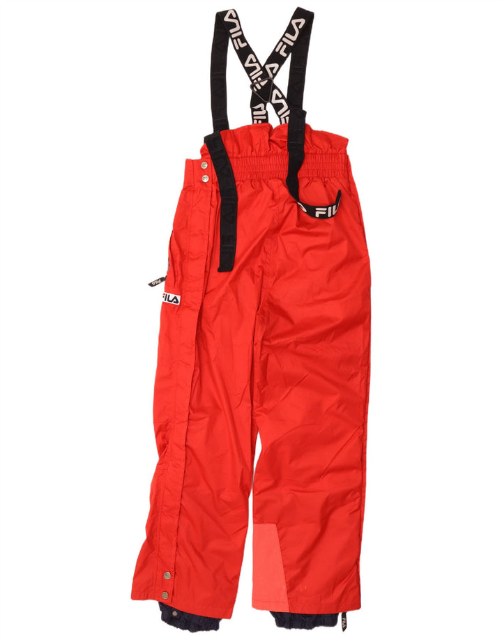 Conjunto de 2 peças Fila Mens Graphic Ski IT 48 Médio W30 L29 Vermelho Colorblock