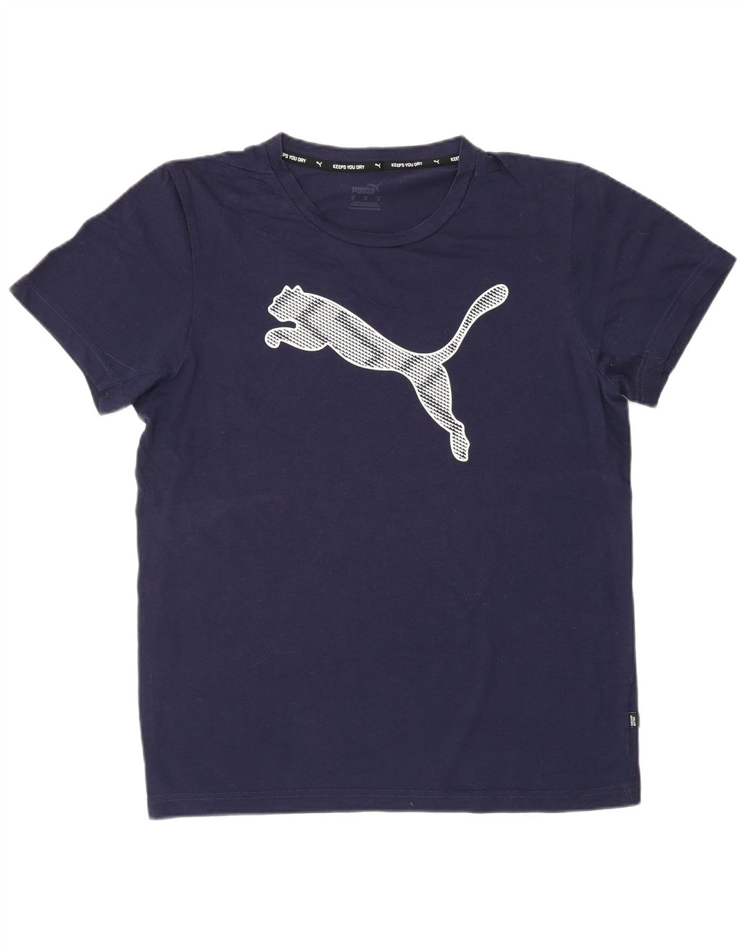 Camiseta masculina PUMA Graphic Top Médio Azul Marinho