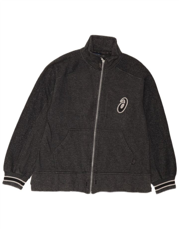 Jaqueta Asics Masculina Graphic Tracksuit Top Pequena Cinza