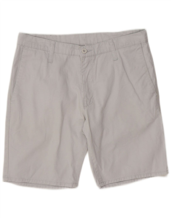 CHEAP MONDAY Mens Chino Shorts W30 Cinza Médio