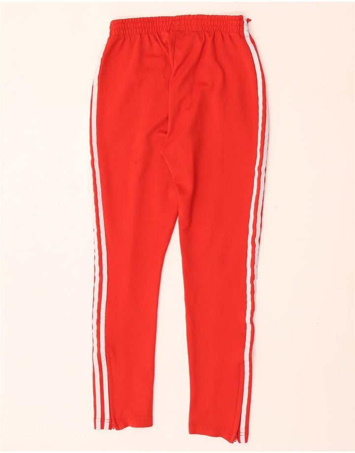 Adidas Womens Tracksuit Calças UK 8 Pequeno Algodão Vermelho