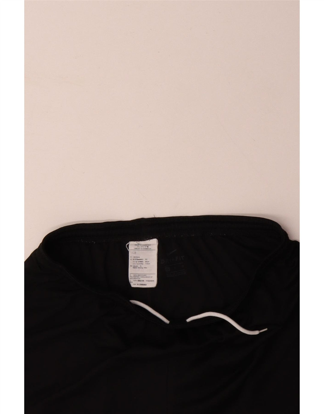 Shorts esportivos masculinos NIKE Dri Fit XL preto poliéster