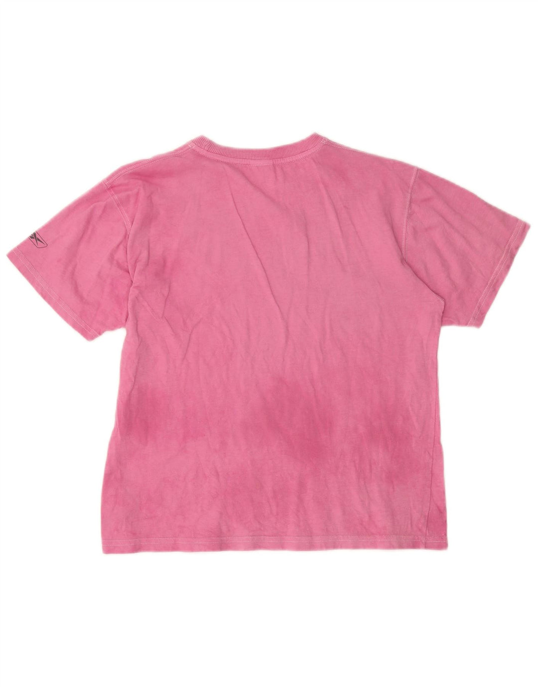 Camiseta feminina gráfica REEBOK UK 18 XL algodão rosa