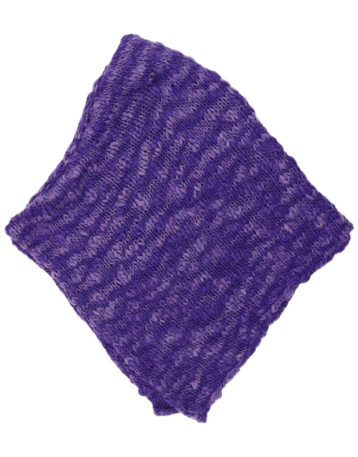 Poncho Jumper feminino vintage tamanho único roxo manchado
