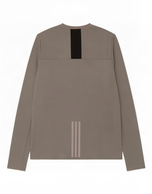 Adidas Mens Supernova Top Manga Longa Médio Cinza Flecked